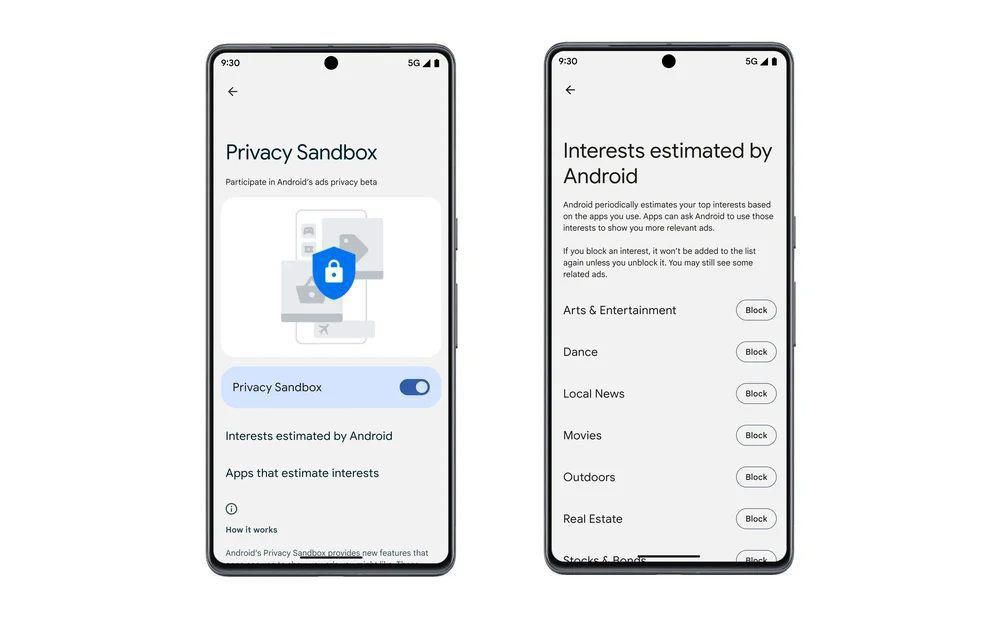 谷歌宣布推出适用于 Android 的 Privacy Sandbox Beta版
