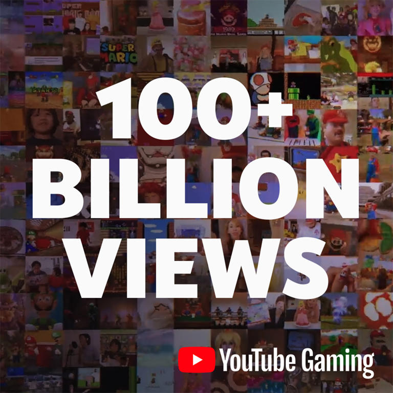 YouTube马里奥内容播放量已超1000亿次 每20秒就有一个新视频 YouTube马里奥内容播放量已超1000亿次 每20秒就有一个新视频