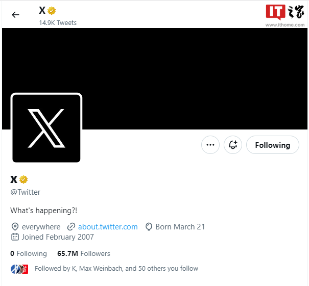 小蓝鸟再见：Twitter 正式变为“X”